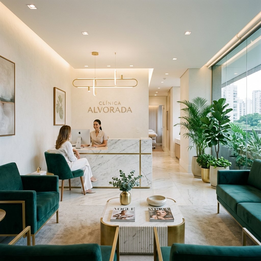 Recepção e Lounge de Espera